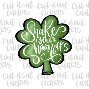 Worded Shamrock Cookie Cutter