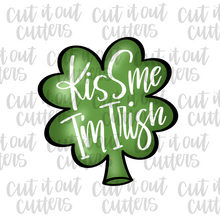 Load image into Gallery viewer, Worded Shamrock Cookie Cutter