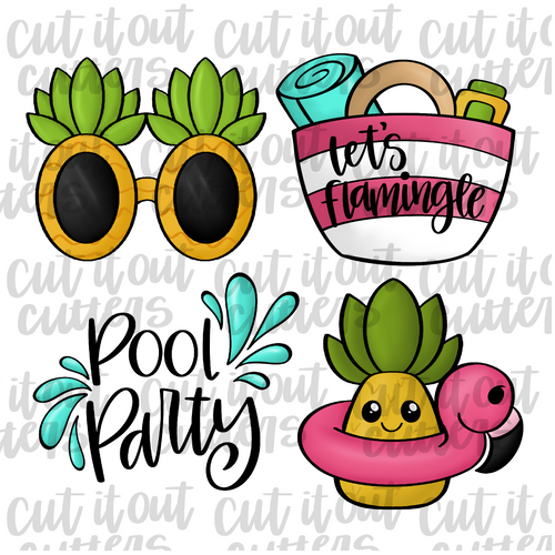 Pool Party - Summer Box 2020 Cookie Cutters