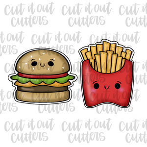 Burger & Fries Cookie Cutter Set