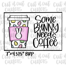 Load image into Gallery viewer, Need Bunny Coffee Cookie Cutter Set