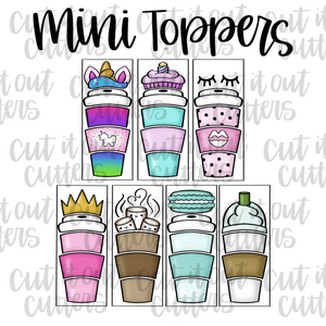 Mini Toppers for the MINI Build A Brew Cookie Cutter Set