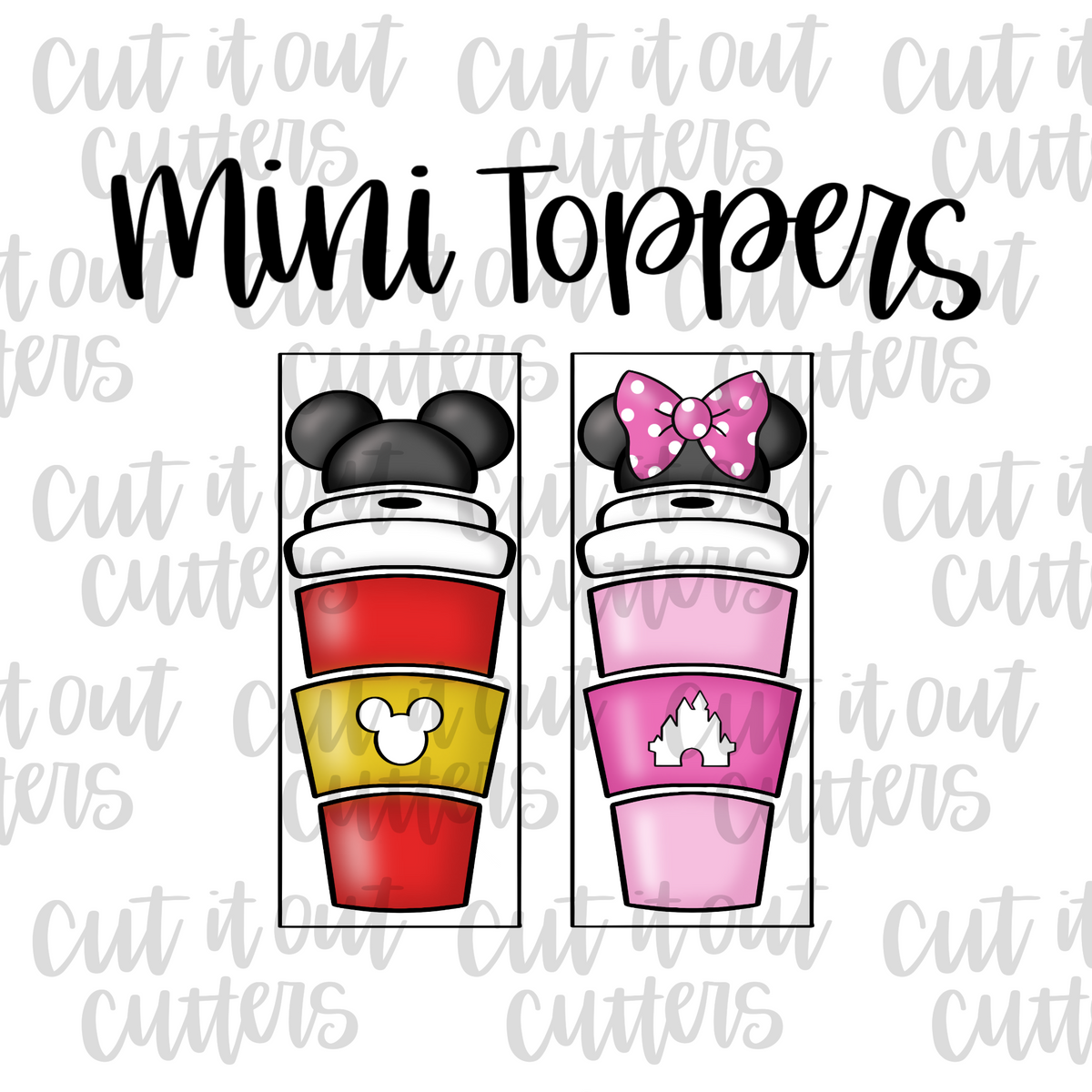 Mini Toppers for the MINI Build A Brew Cookie Cutter Set – Cut It Out ...