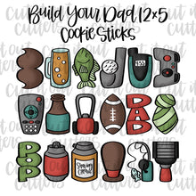 Load image into Gallery viewer, Build Your Dad (Chubby Cookie Sticks) Cookie Cutter Set