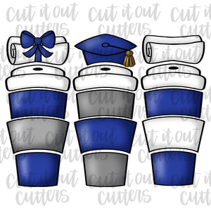 Graduation Toppers for the Build A Brew Cookie Cutter Set