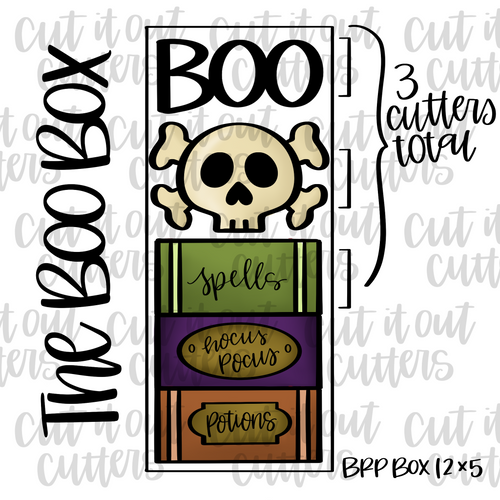 The Boo Box 12 x 5 Cookie Cutter Set