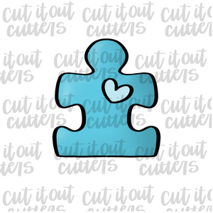 Autism Puzzle Piece Cookie Cutter