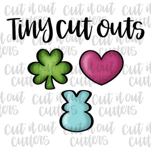 Tiny Cut Out Shapes Cookie Cutters