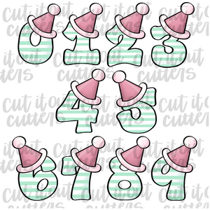 Party Numbers Cookie Cutter Set