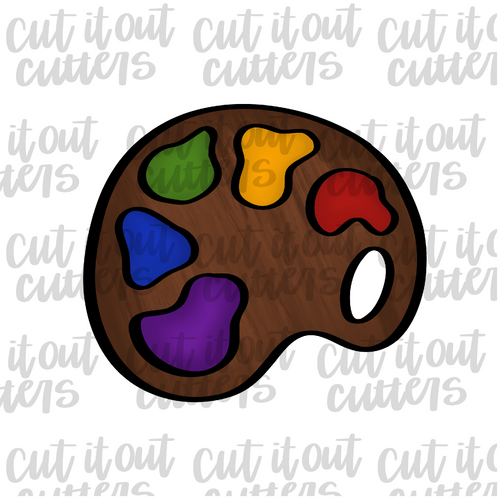 Paint Palette Cookie Cutter