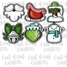 Load image into Gallery viewer, 24 Advent Calendar Minis Cookie Cutter Set