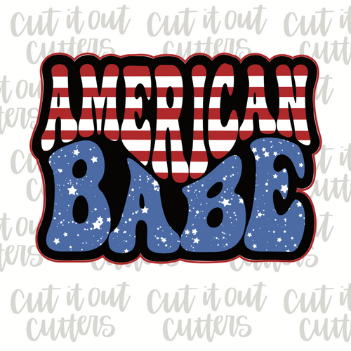 American Babe Cookie Cutter