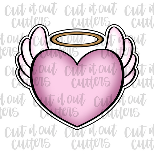 Angel Heart Cookie Cutter