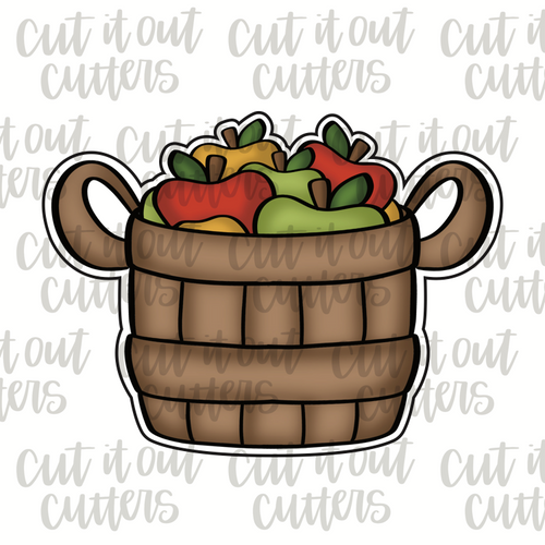 Apple Basket Cookie Cutter