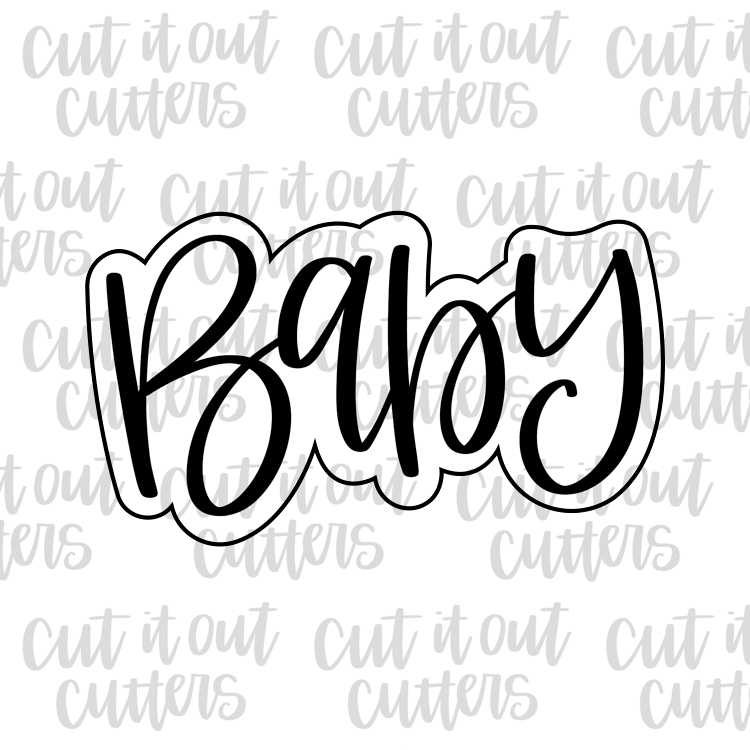 Baby 2 Cookie Cutter – Cut It Out Cutters