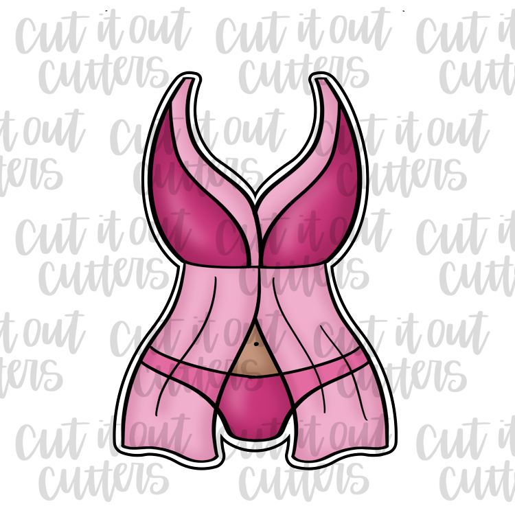 Babydoll Lingerie Cookie Cutter