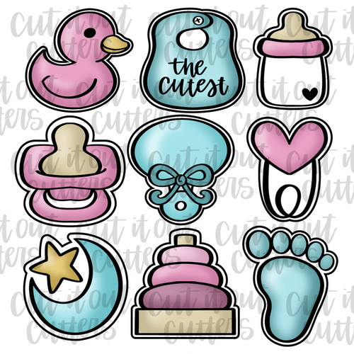 Baby Mini Cookie Cutter Set
