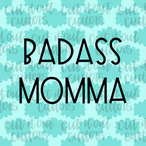 Badass Momma - 2" Square Tags - Digital Download