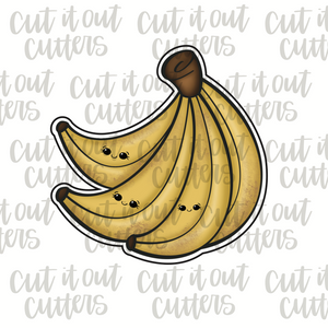 Banana Bunch Cookie Cutter