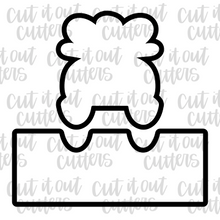 Load image into Gallery viewer, Carrot - Rectangle Plaque 2 Piece - Cookie Cutter