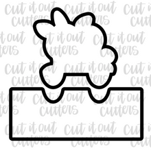 Load image into Gallery viewer, Unicorn - Rectangle Plaque 2 Piece - Cookie Cutter