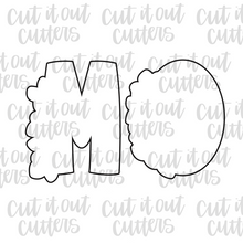 Load image into Gallery viewer, M.O.M. with Flowers Cookie Cutter Set