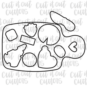 Valentine's Charcuterie Cookie Cutter Set