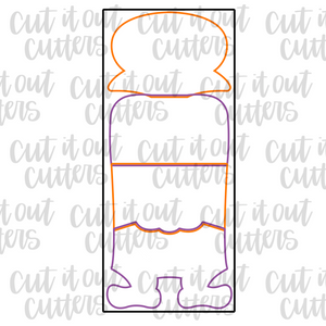 Build A Trick or Treater 12 x 5 Cookie Cutter Set