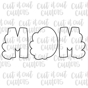 M.O.M. with Greenery Cookie Cutter Set