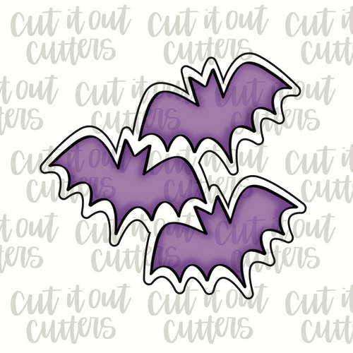Bat Trio Cookie Cutter