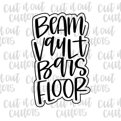 Beam Vault Bars Floor Cookie Cutter