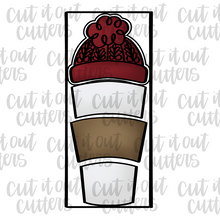 Load image into Gallery viewer, Cozy Season Toppers for the Build A Brew Cookie Cutter Set