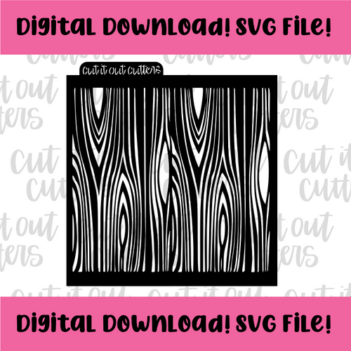 DIGITAL DOWNLOAD SVG File for Big Ass Woodgrain Stencil