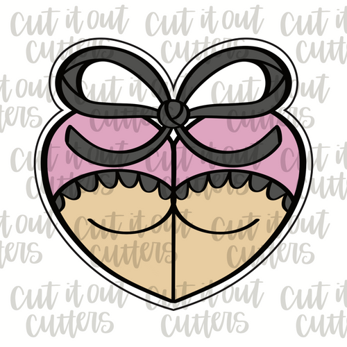 Big Booty Heart Cookie Cutter