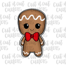 Load image into Gallery viewer, Big Head Christmas Boys Cookie Cutter