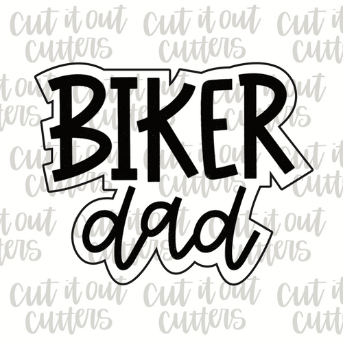 Biker Dad Cookie Cutter