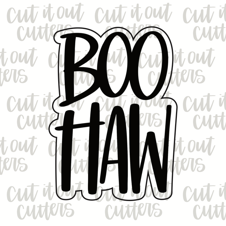 Boo Haw Cookie Cutter