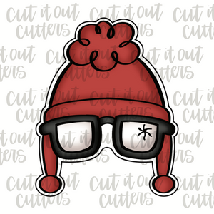 Broken Glasses and Beanie Cookie Cutter