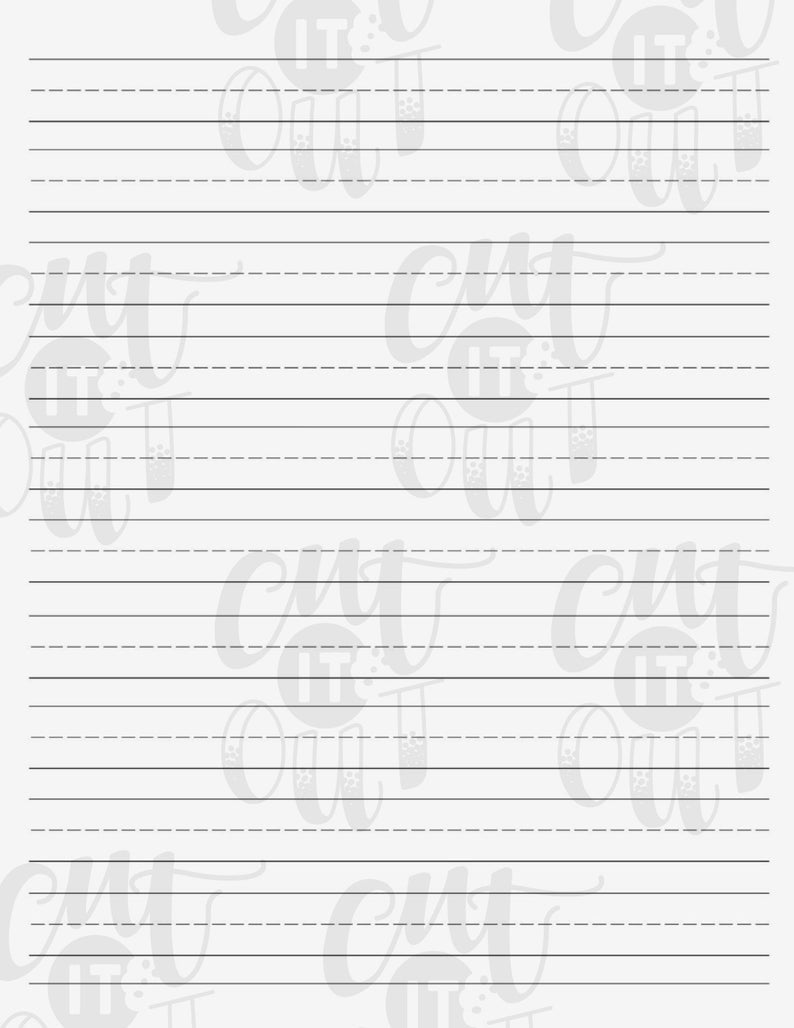 Blank Hand Lettering Sheet & CIO Print and Script Brushes – Cut It Out ...