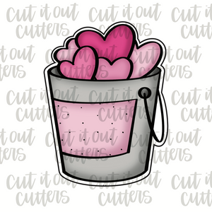 Bucket of Hearts Cookie Cutter