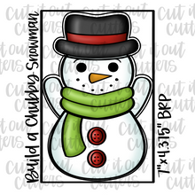 Load image into Gallery viewer, Build A Chubby Snowman Cookie Cutter Set