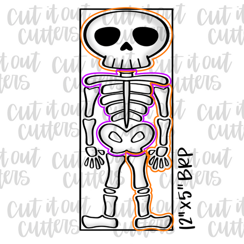 Build A Skeleton 12 x 5 Cookie Cutter Set