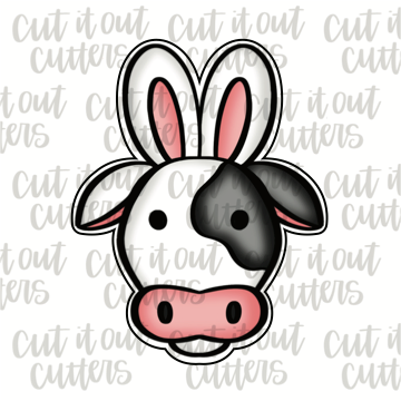 Bunny Cow Cookie Cutter