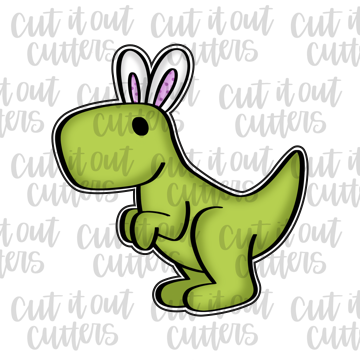 Bunny Tim T-Rex Cookie Cutter