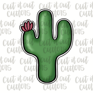 Cactus with Flower Cookie Cutter