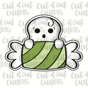 Candy Ghost - Boy Cookie Cutter