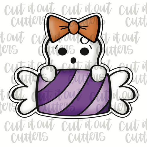Candy Ghost - Girl Cookie Cutter