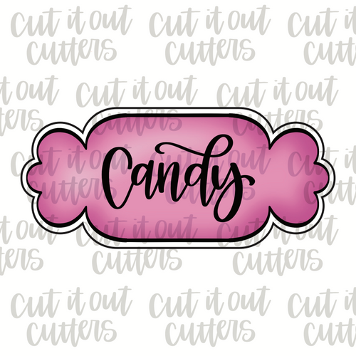 Candy Plaque Cookie Cutter