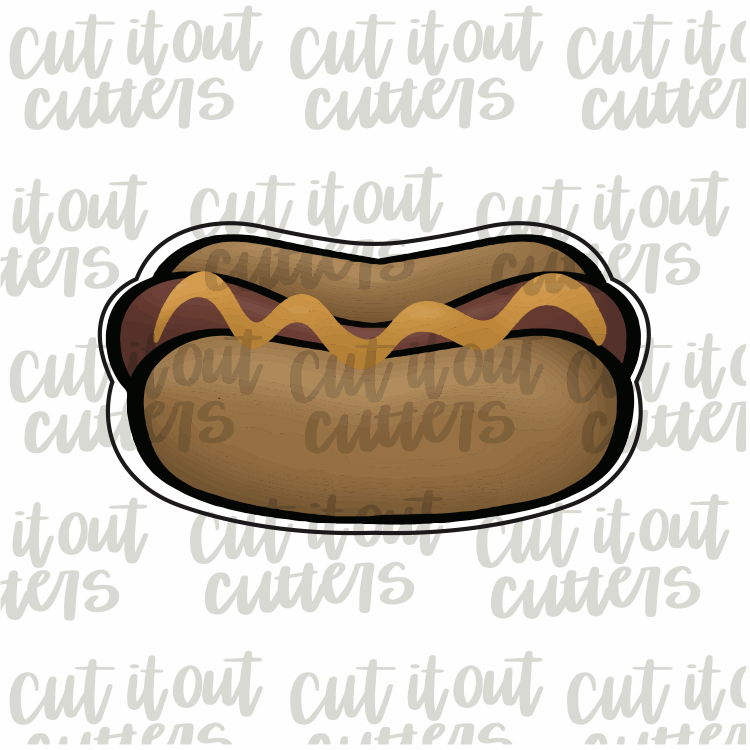 Carnival Hotdog Cookie Cutter