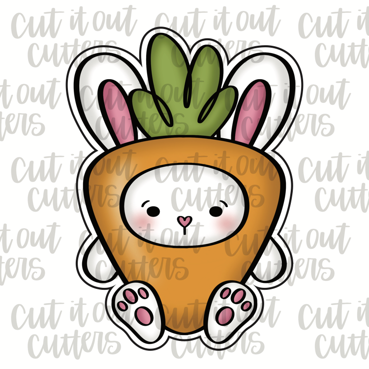 Carrot Bunny Cookie Cutter